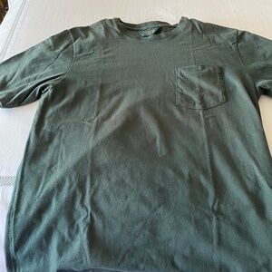 J. Crew ladies dark green tee shirt